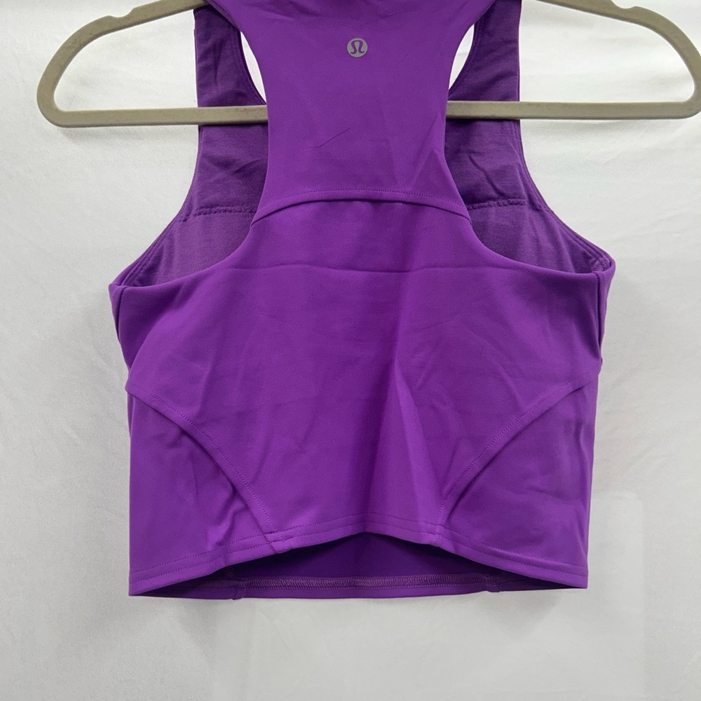 Lululemon Purple Longline Sports Bra - Picture 2 of 2